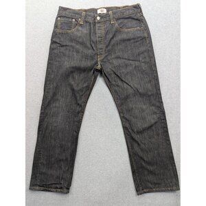 Levi's 501 Original Jeans Mens 38x30 Blue Denim Straight Leg Button Fly Red Tab
